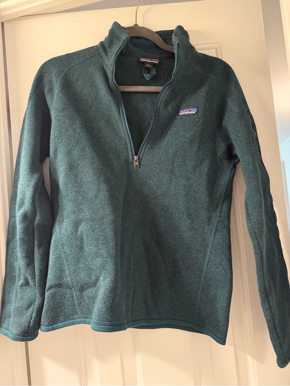 Patagonia Green Half-Zip Fleece Pullover